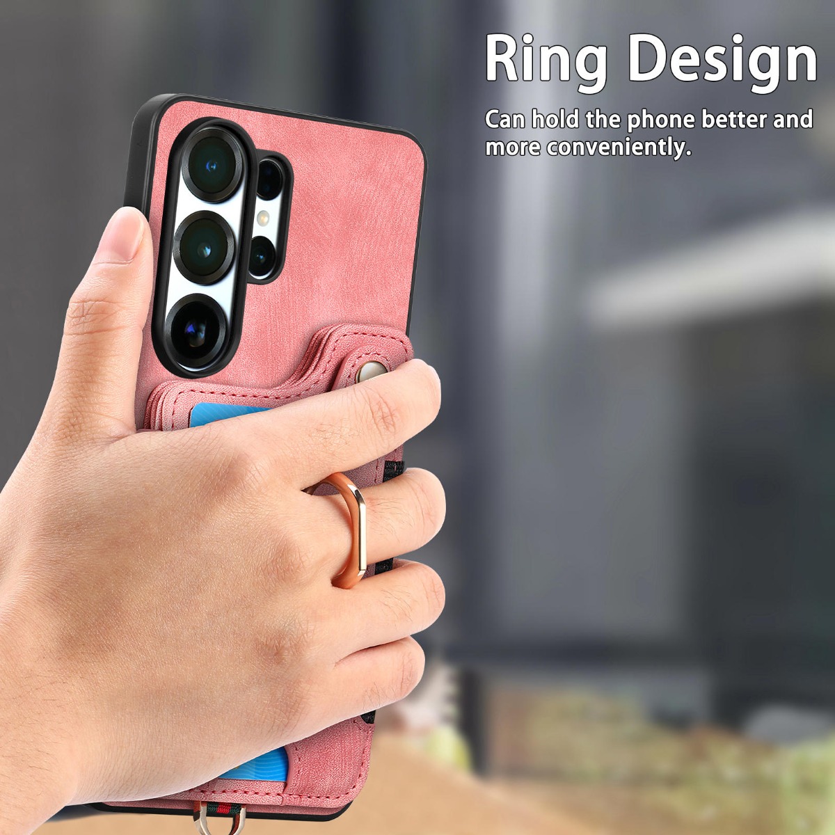 Étui de téléphone pour Samsung - Leather Wallet Card Holder Phone Cover avis et prix