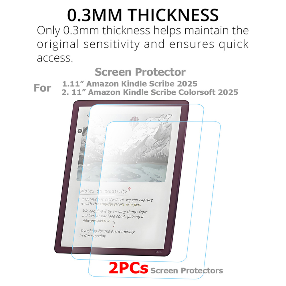 2 pièces protecteur d'écran po - Matte Anti Glare Screen Protector avis et prix